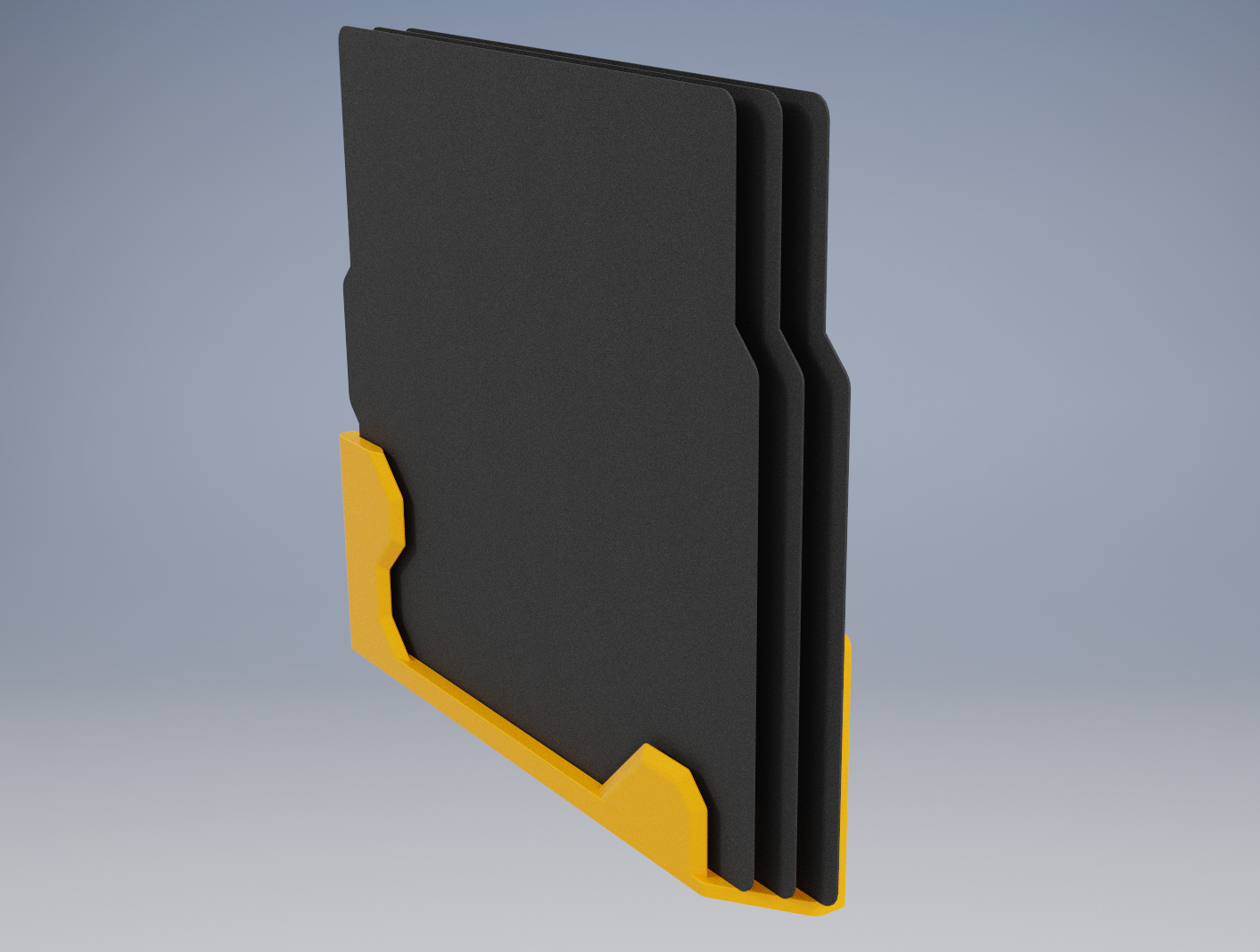 Standing or Wall Mounted Build Plate Holder