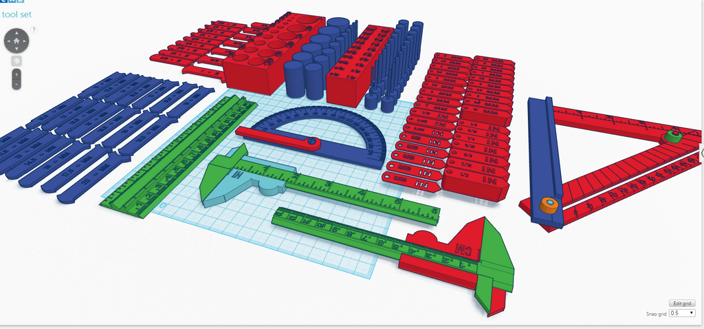 Printable Precision Measuring Tools Set