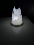 Deer and Snowman Round Lantern