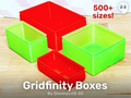 Gridfinity Box (Lightweight, Less Filament)