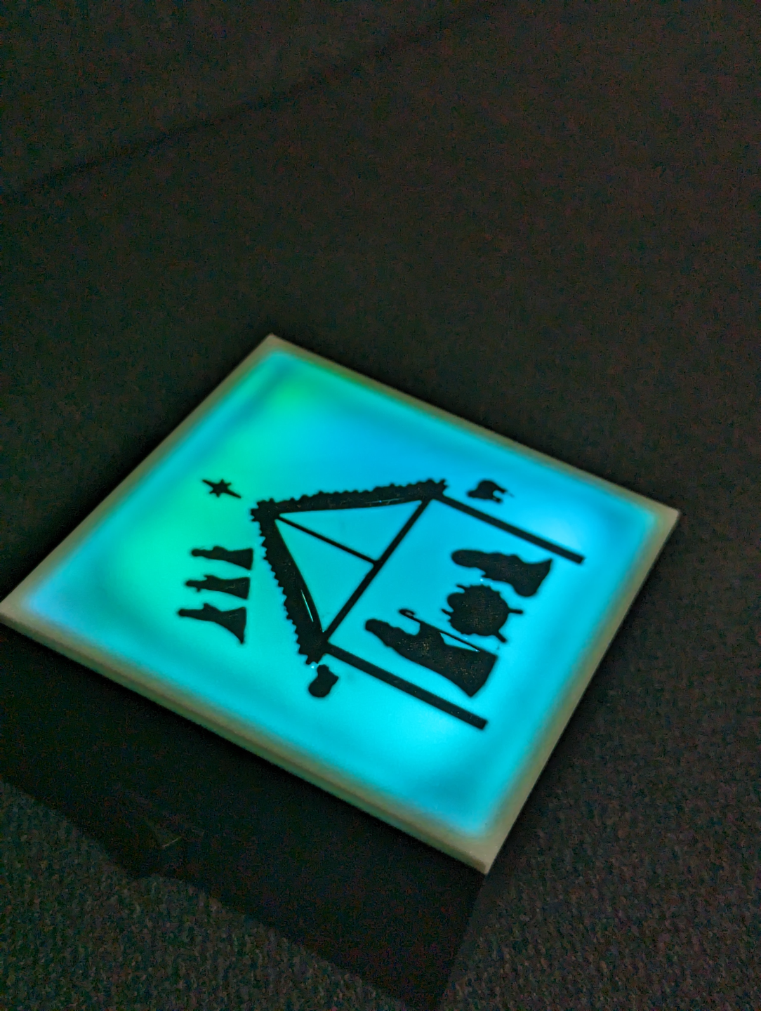 Hot-Swap LightBox Faceplate – Nativity Scene