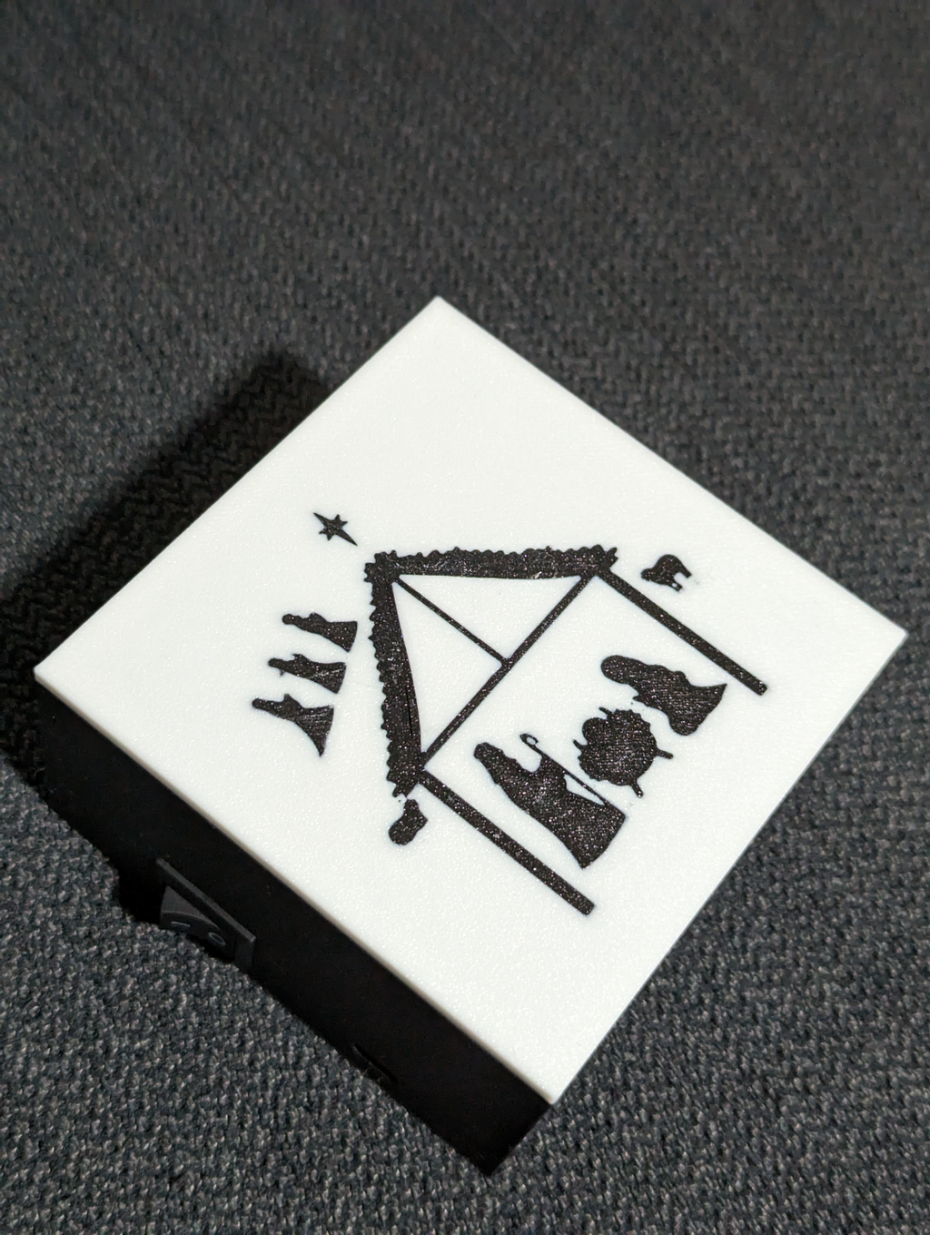 Hot-Swap LightBox Faceplate – Nativity Scene