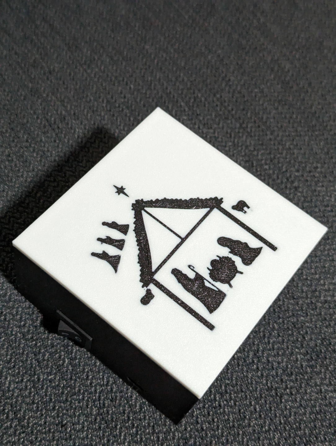 Hot-Swap LightBox Faceplate – Nativity Scene