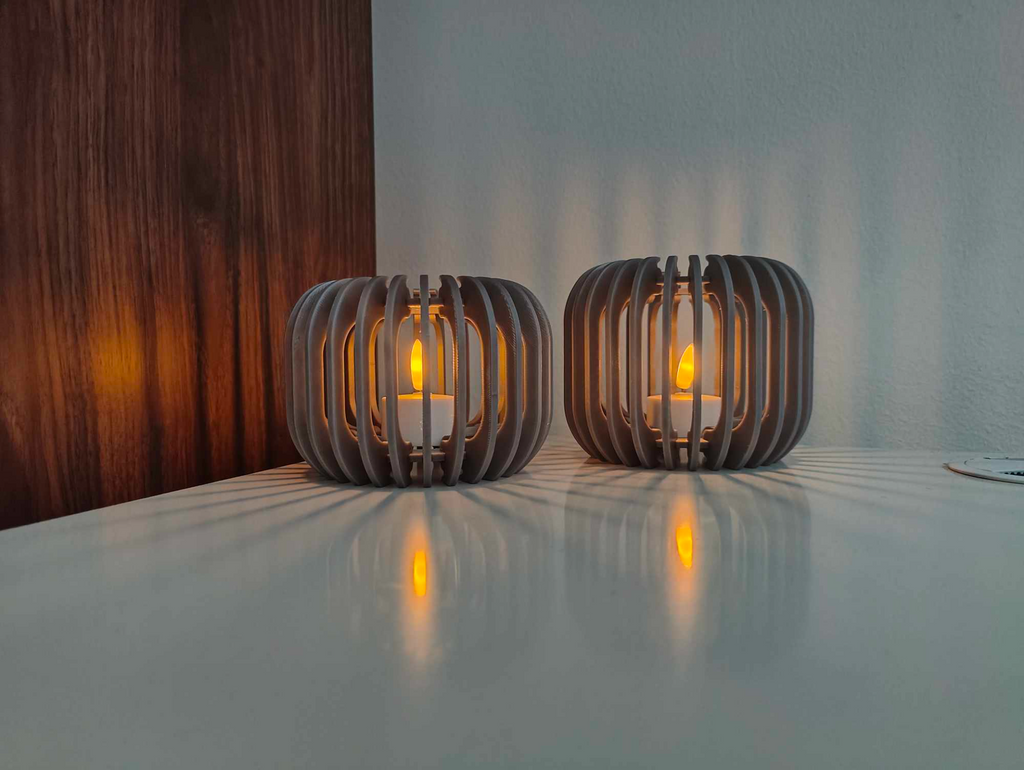 Small LuminaNest Tealight Holder