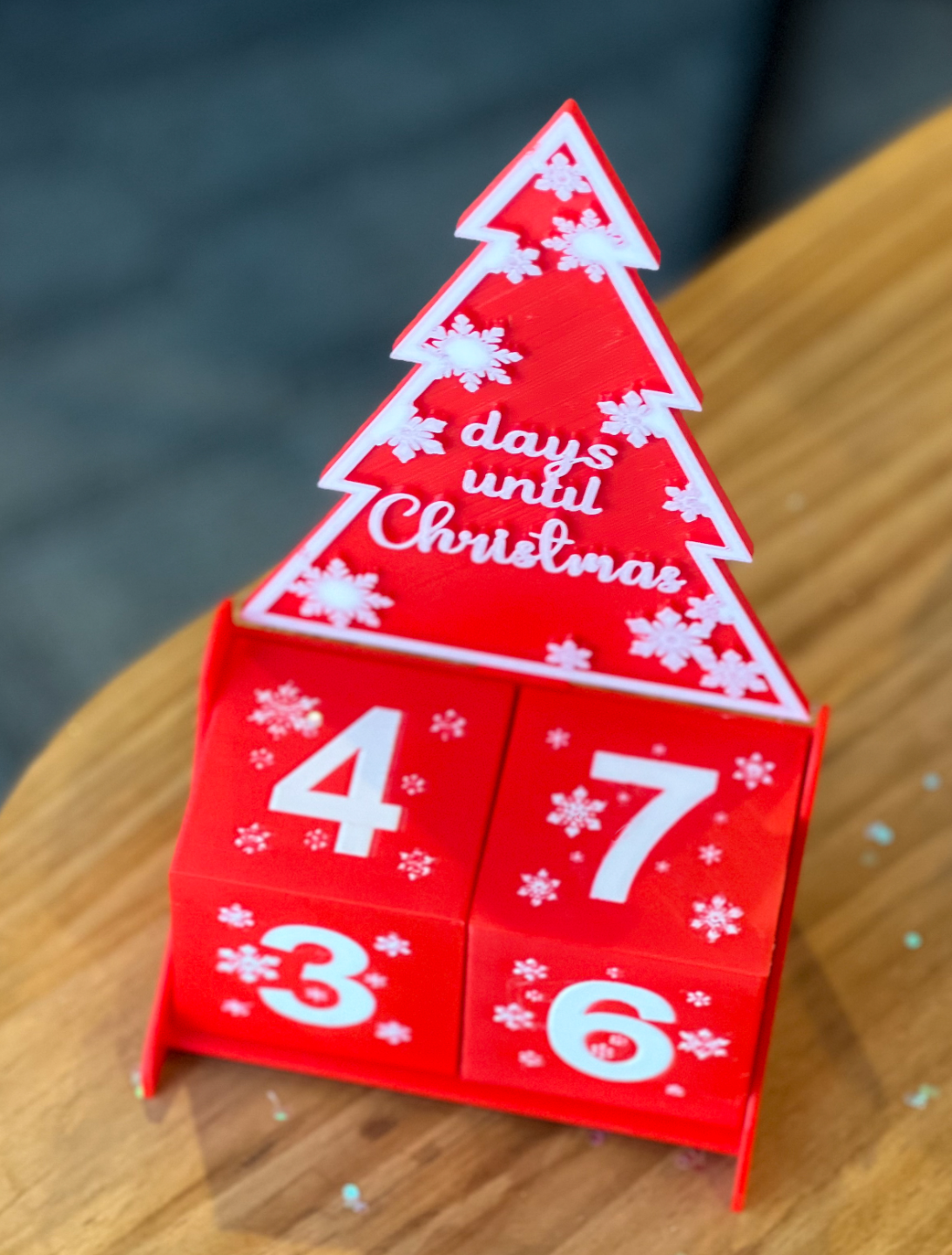 Days Until Christmas Countdown Decoration