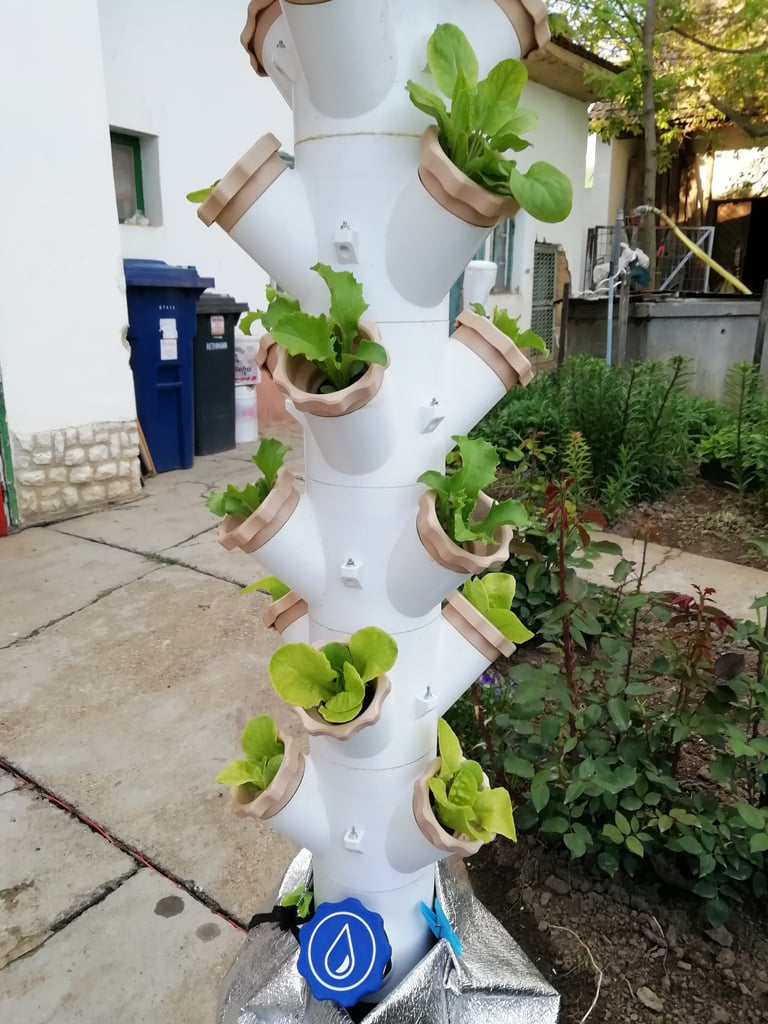 Modular Hydroponic Tower Garden