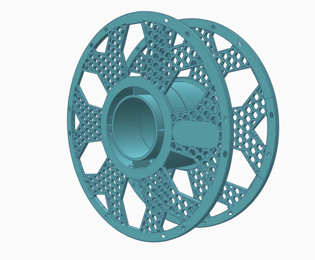 Snowflake Reusable Spool (Bambu Lab AMS Compatible)
