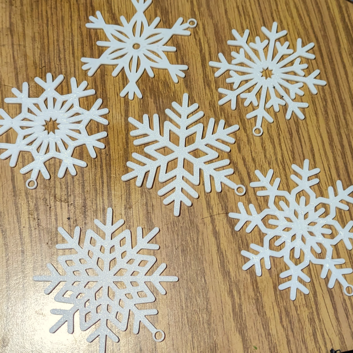 Snowflake Ornament Collection (6 Snowflakes)