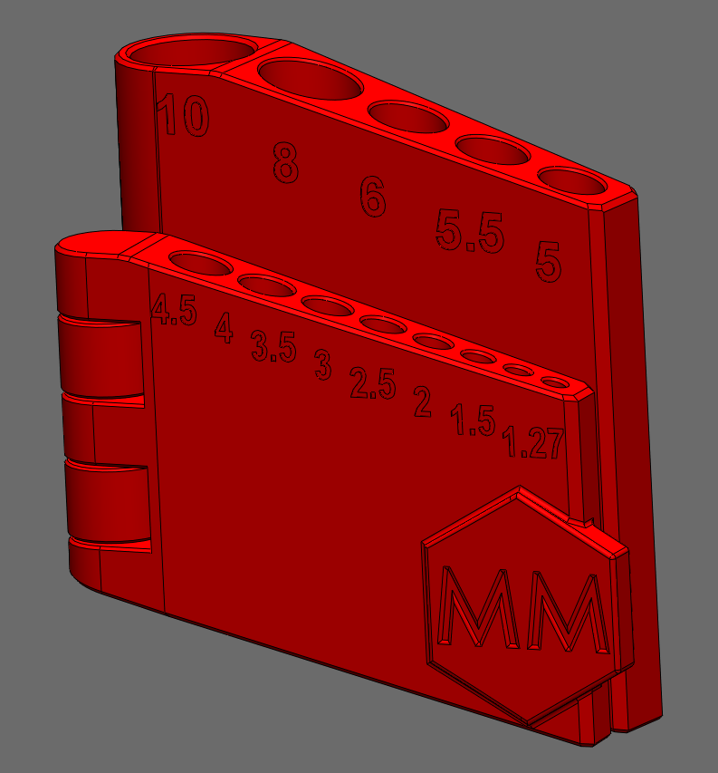 Metric Allen Wrench Holder