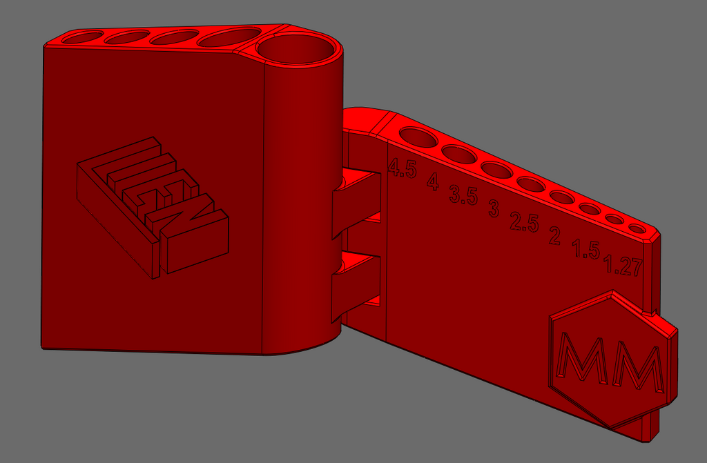 Metric Allen Wrench Holder