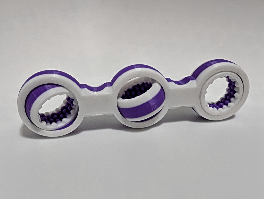 Triple Spinner Fidget Toy
