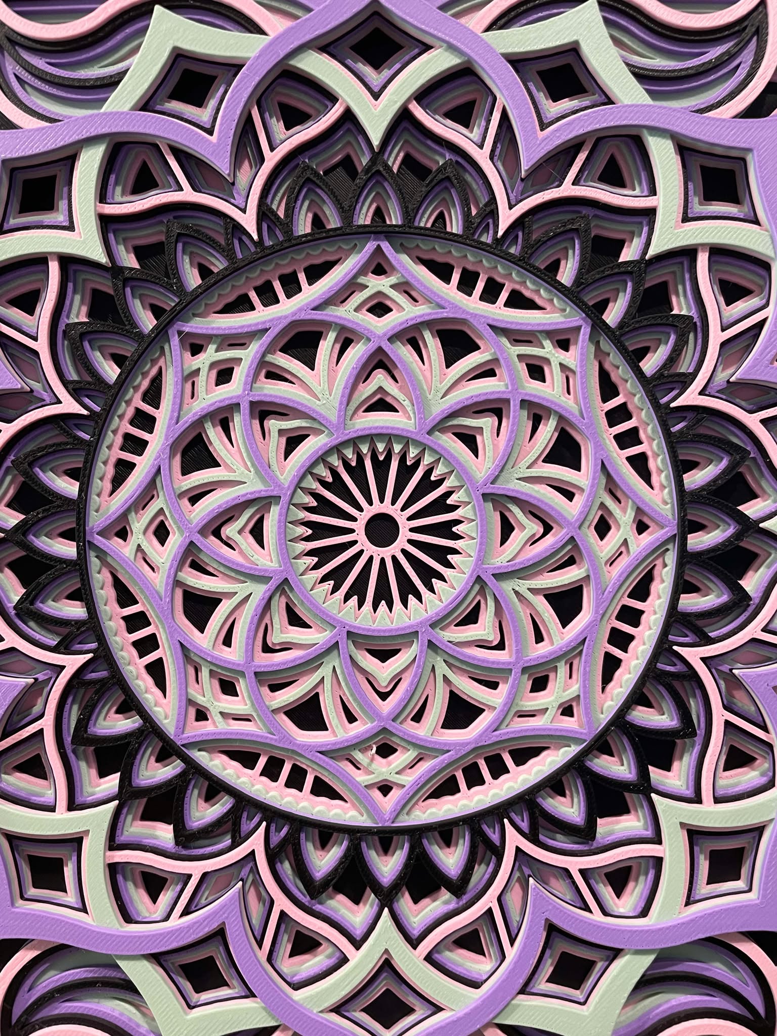 Customizable Layered Mandala