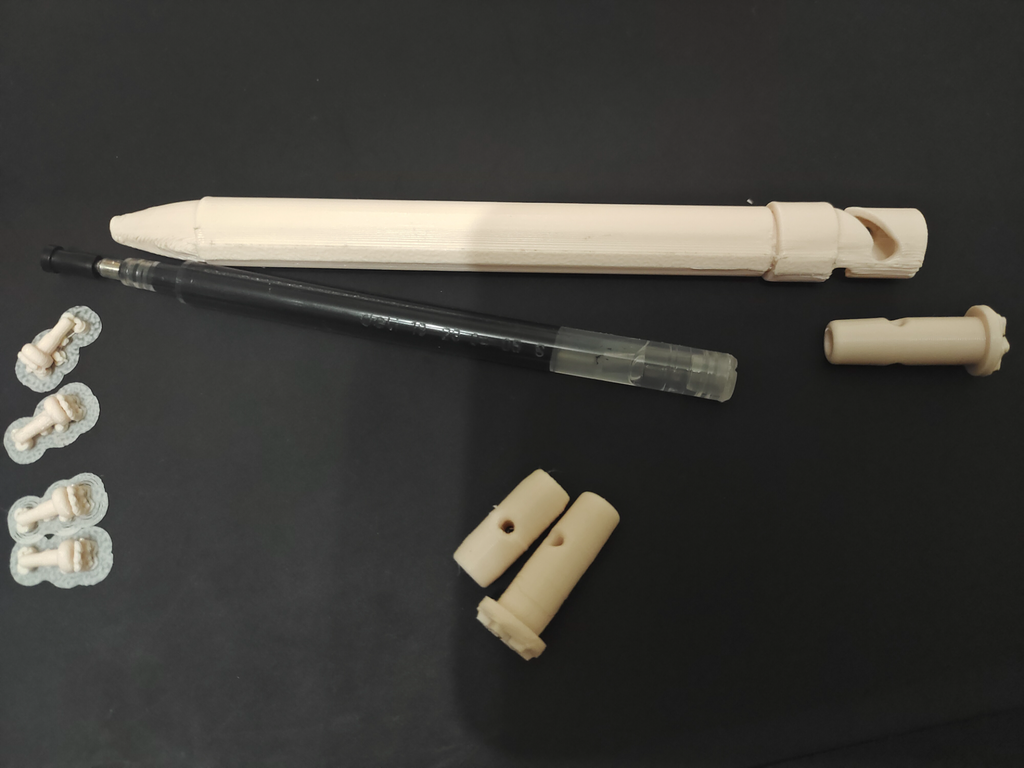 Double bolt action pen 双枪栓按动笔
