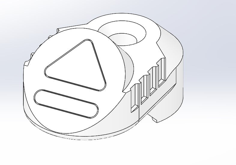AMS Feeder Button NEW - also with PTFE tube [Bambu Lab X1/ X1C]