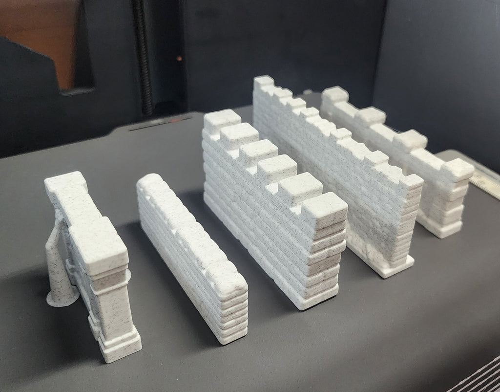 5 Stone Wall Miniatures