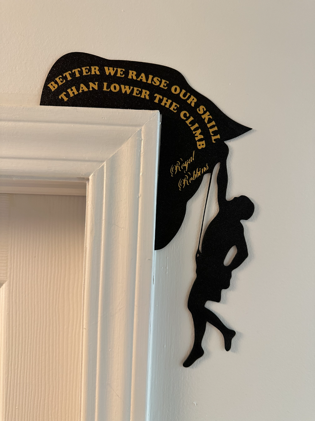 Rock Climber Door Corner