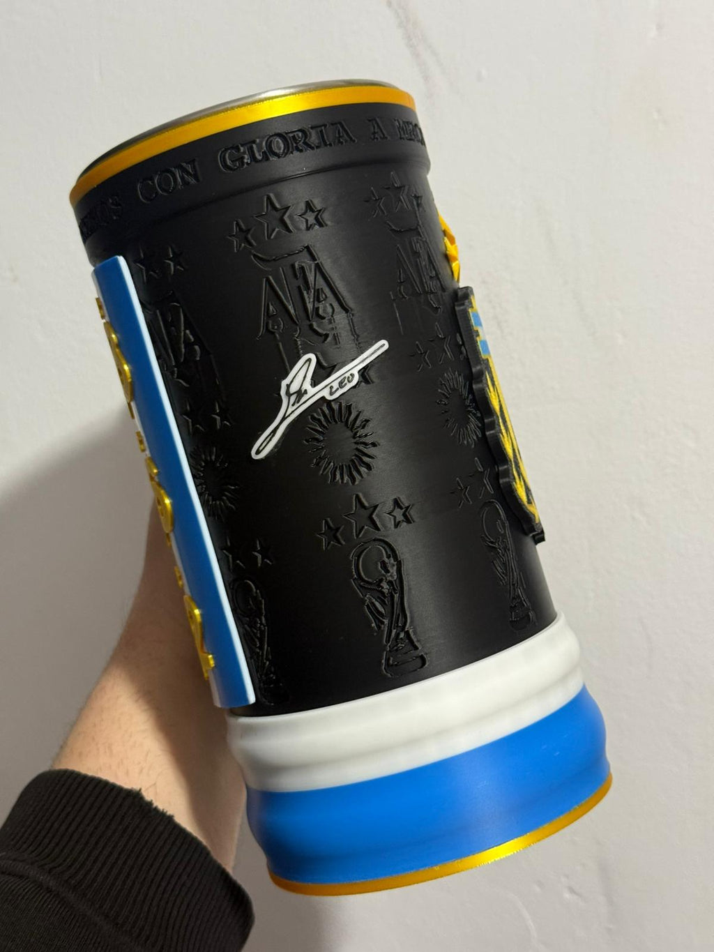 Jarra Argentina Afa y Messi Goat caladas