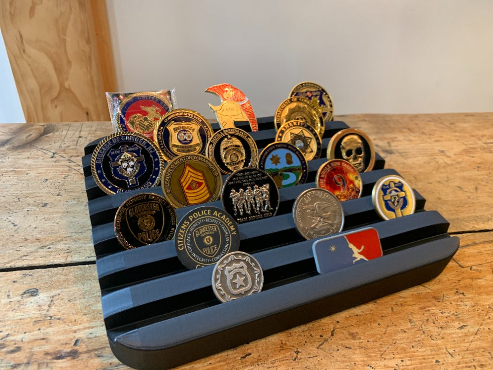 Challenge coin holder/display