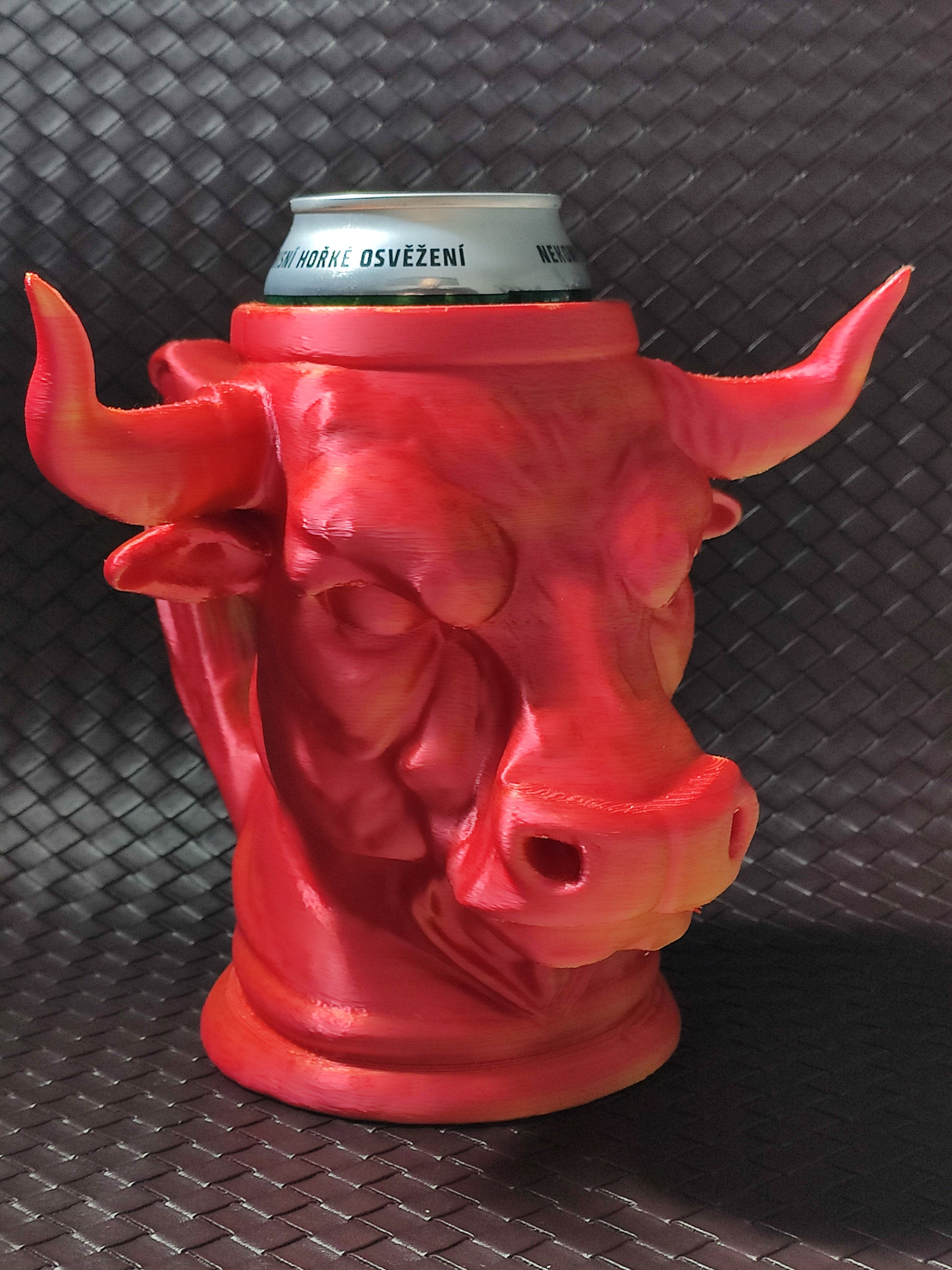 Bull Head Can Holder (0.5L + 12oz Cans) - Beer mug