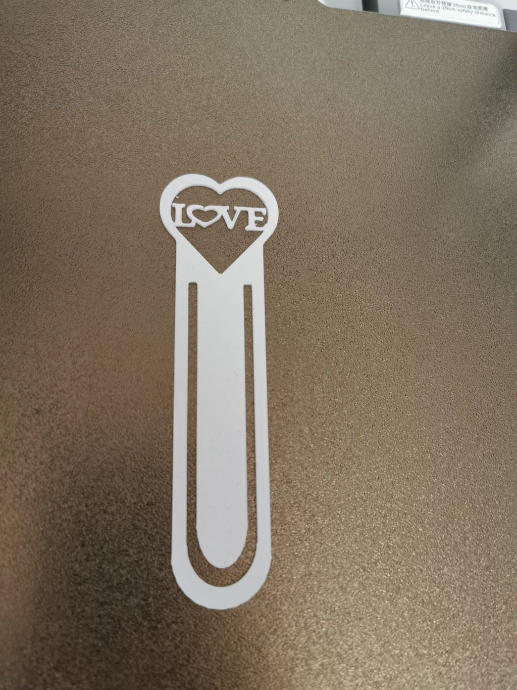 Heart paperclip. Bookmarks