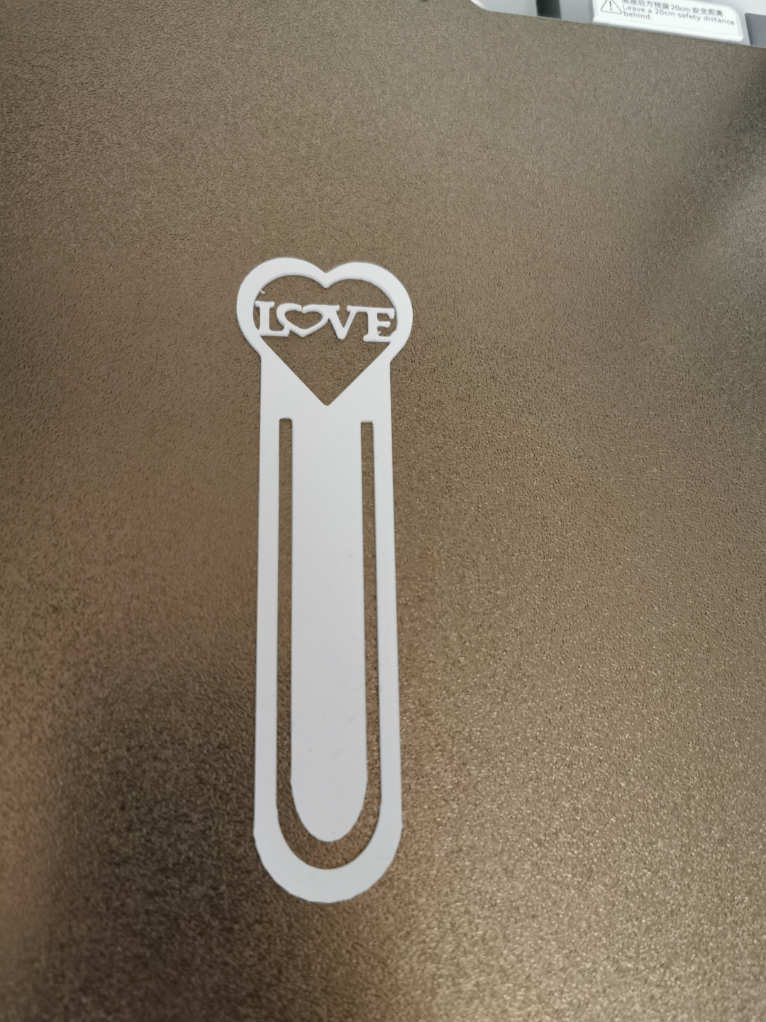 Heart paperclip. Bookmarks