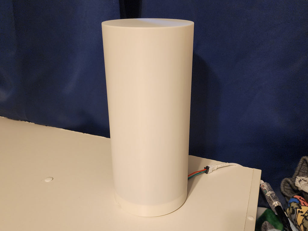 Smooth Cylinder Lamp for LED Strip Lights