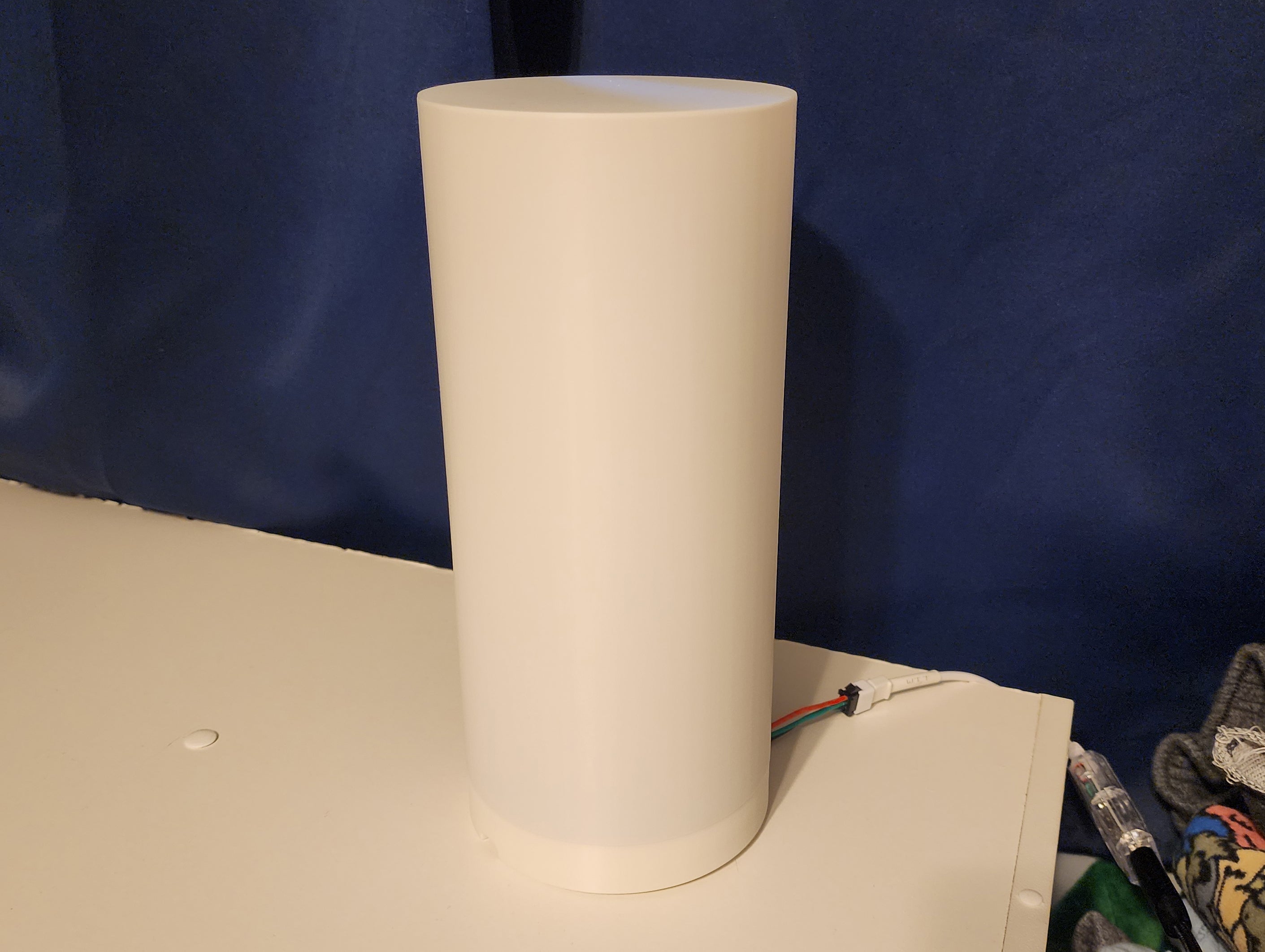 Smooth Cylinder Lamp for LED Strip Lights