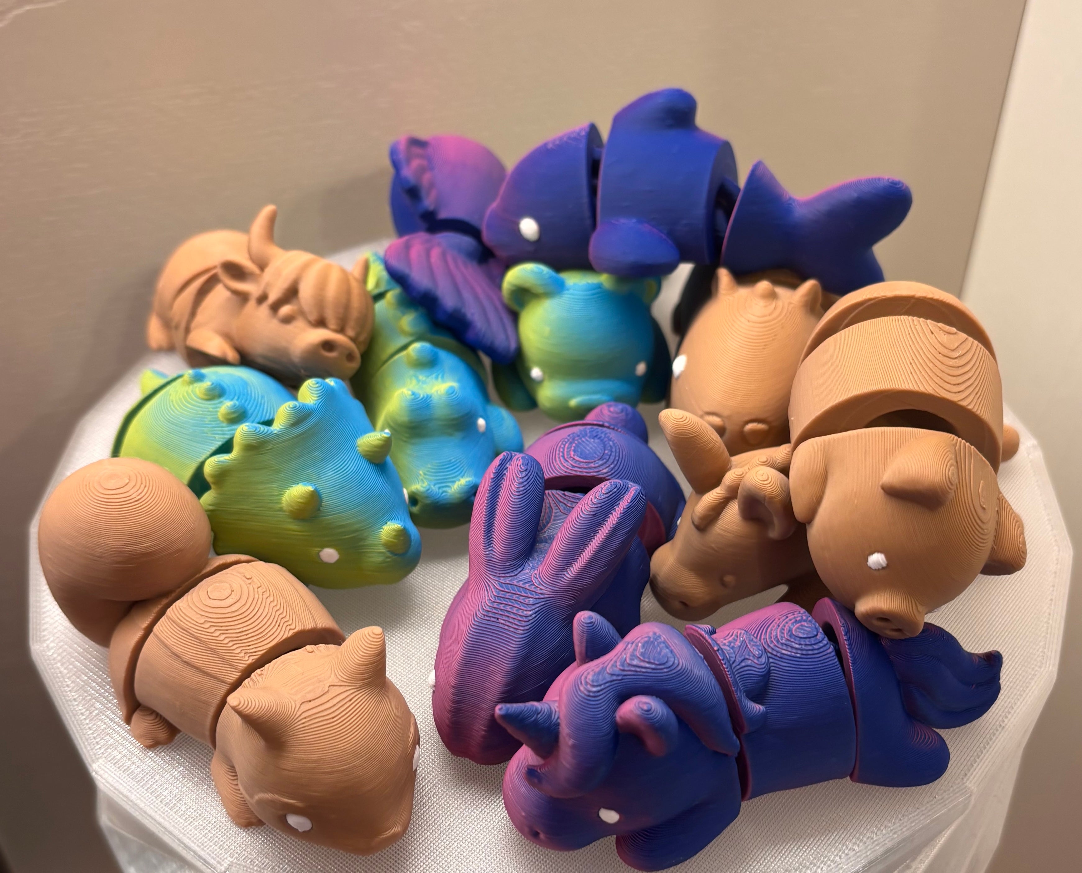 13 Flexi Fidget Animals