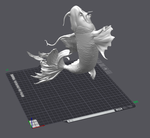 Realistic Koi Fish