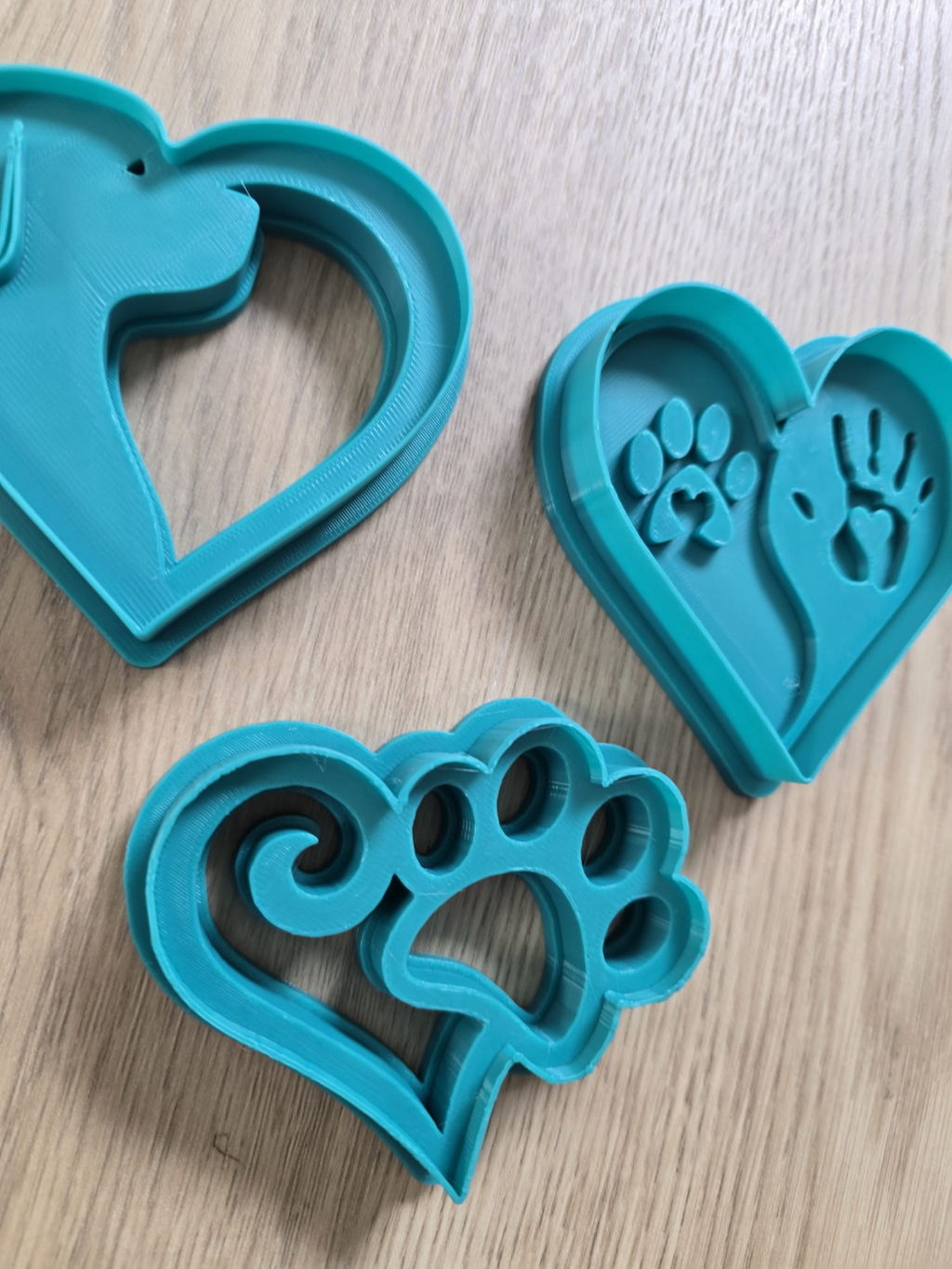 Dog Love Cookie Cutter Gift Valentine Fun Dough