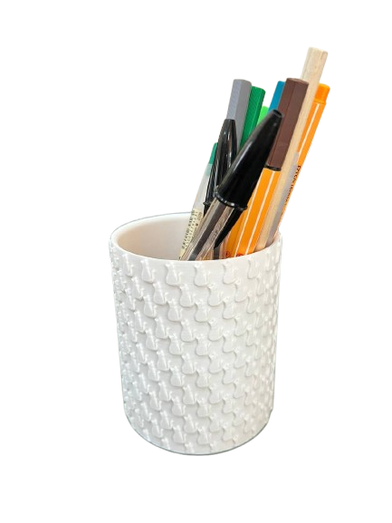 Cat Whisker Crest Pen Holder Multipurpose Storage