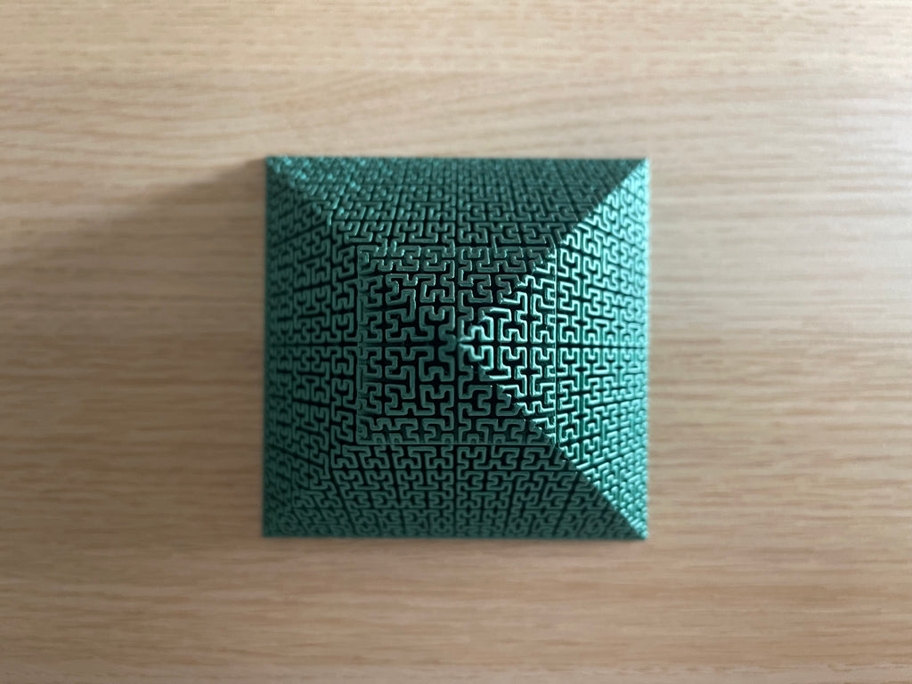 Hilbert Curve Fractal Pyramid