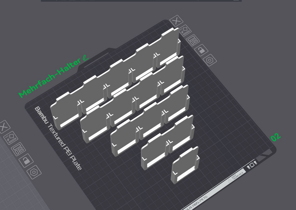Filament-Probenhalter zu Proben von Extrutim
