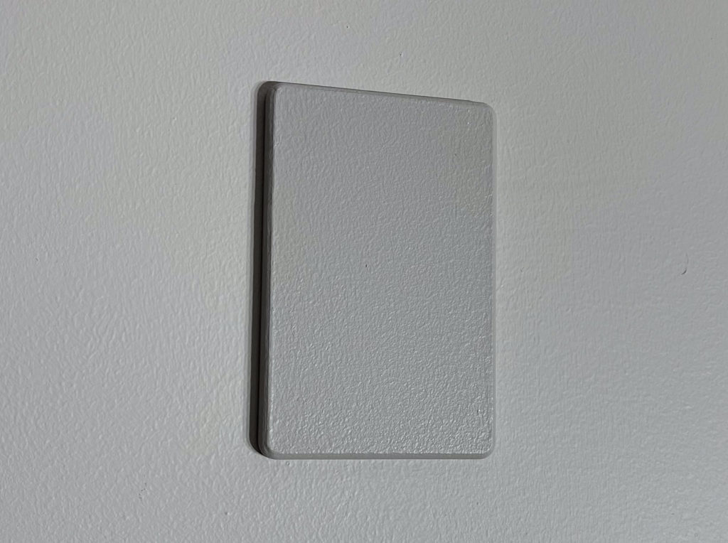 Blank Box Cover Plate 1 gang