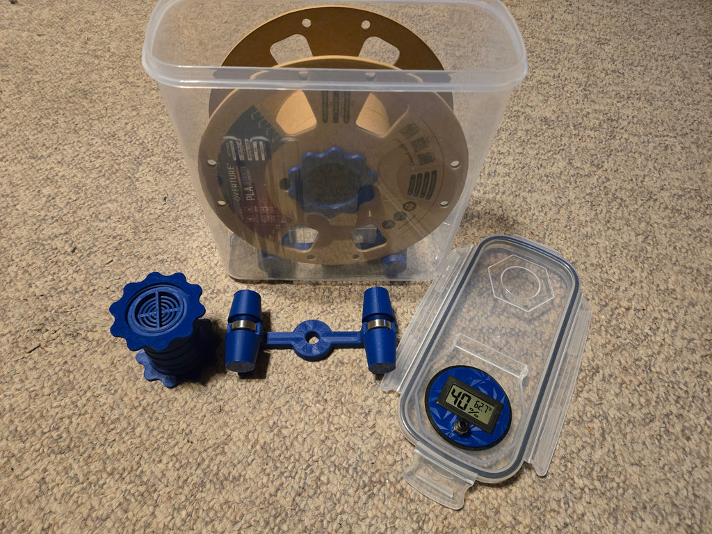 Cereal Box Filament Spool Roller