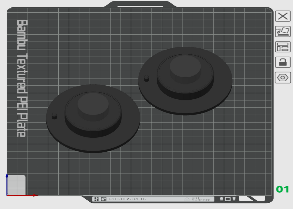 Overture spool adaptor for side spool mount