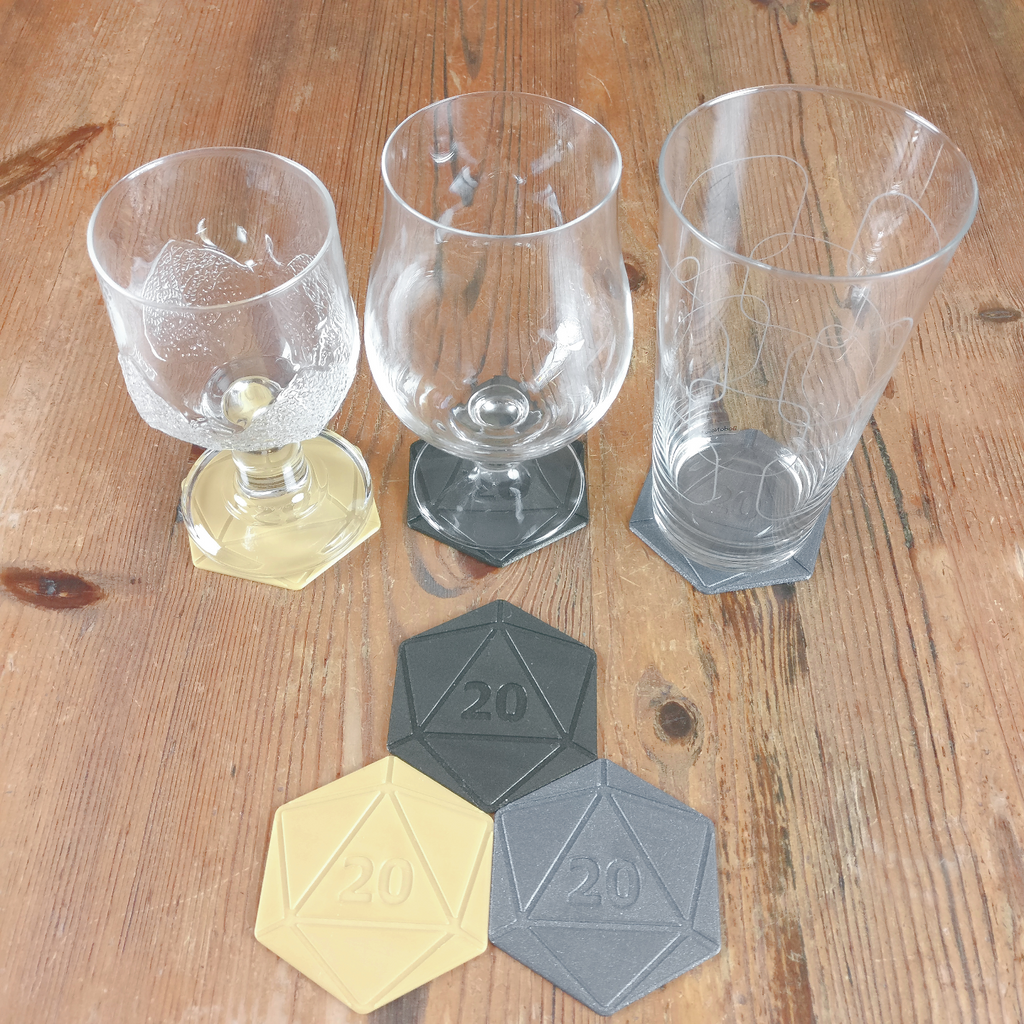 D20 Coasters
