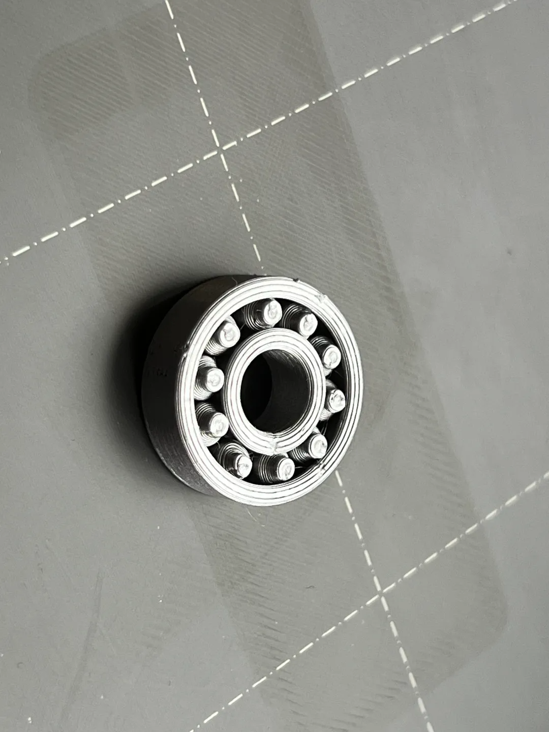 ball bearing snap of support (print in place)