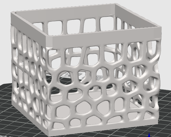 Voronoi style organizer