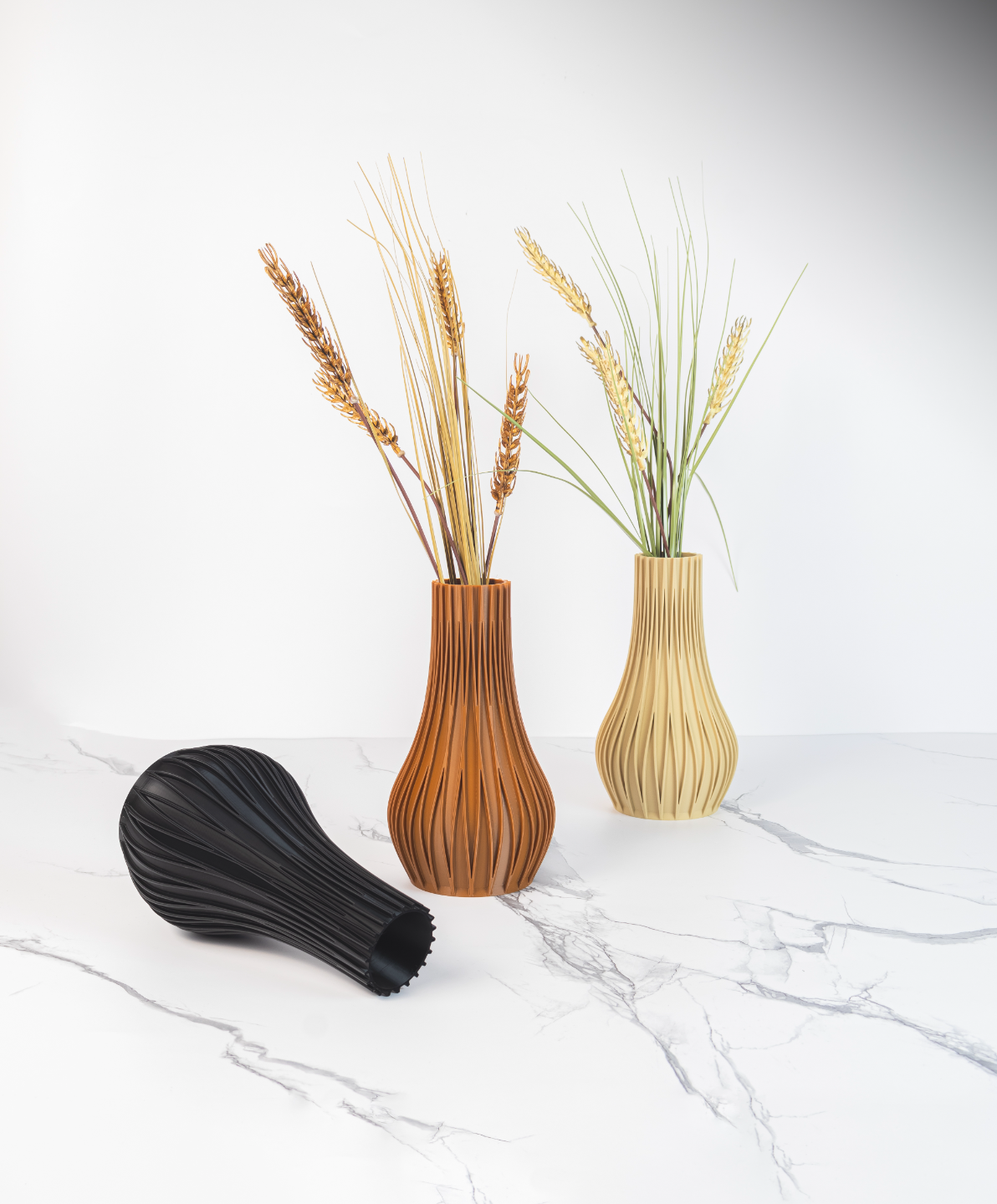 Dried Flower Vase | Round Flower Holder Home Décor