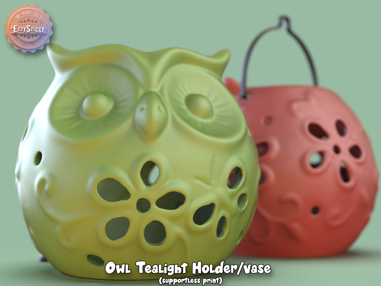 Owl tea-light holder/vase