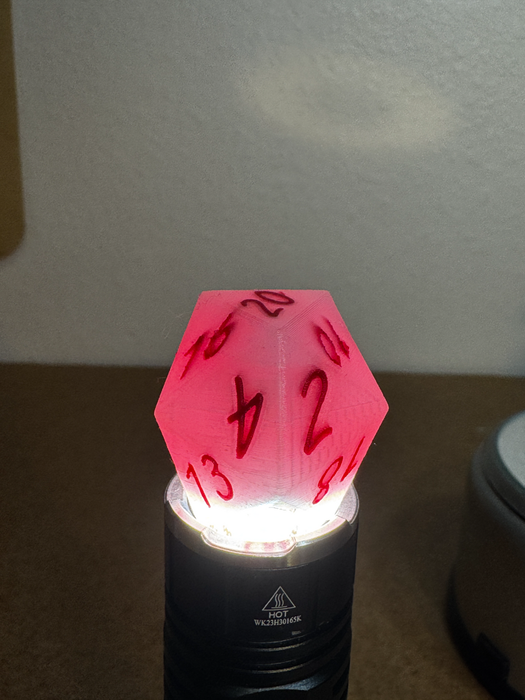 D20 Dice Numerically Balanced Easy Color
