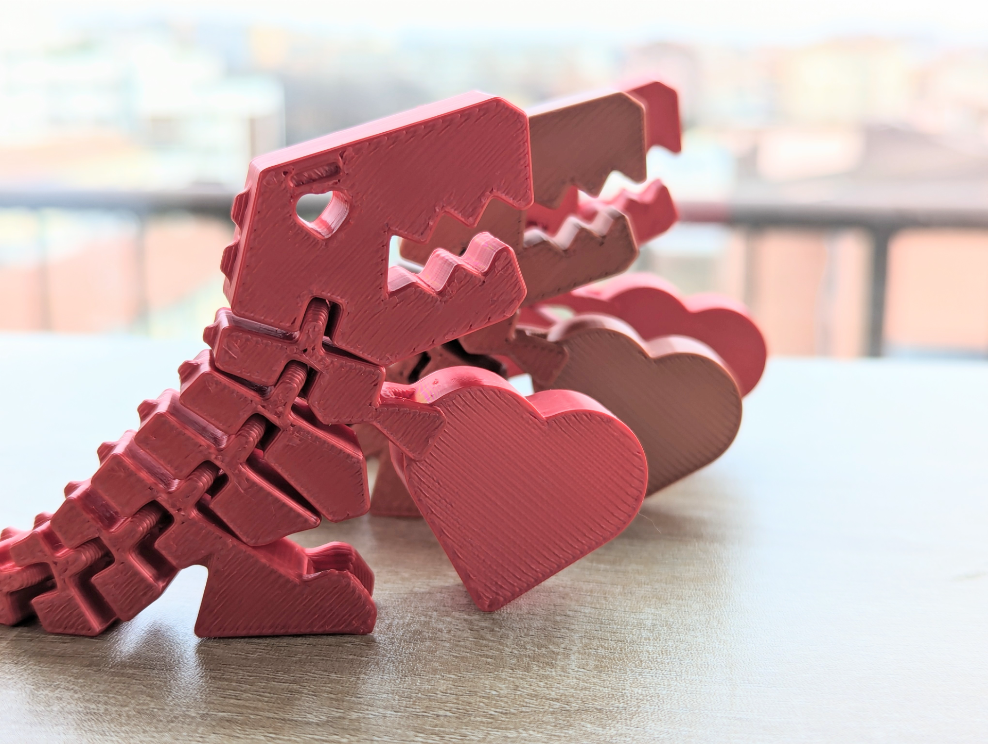 FlexiDino Print in Place T-Rex for Valentine's Day