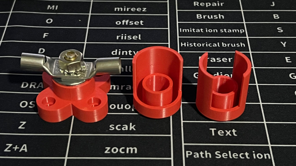 Battery Stud Distribution Block Four Point Mount