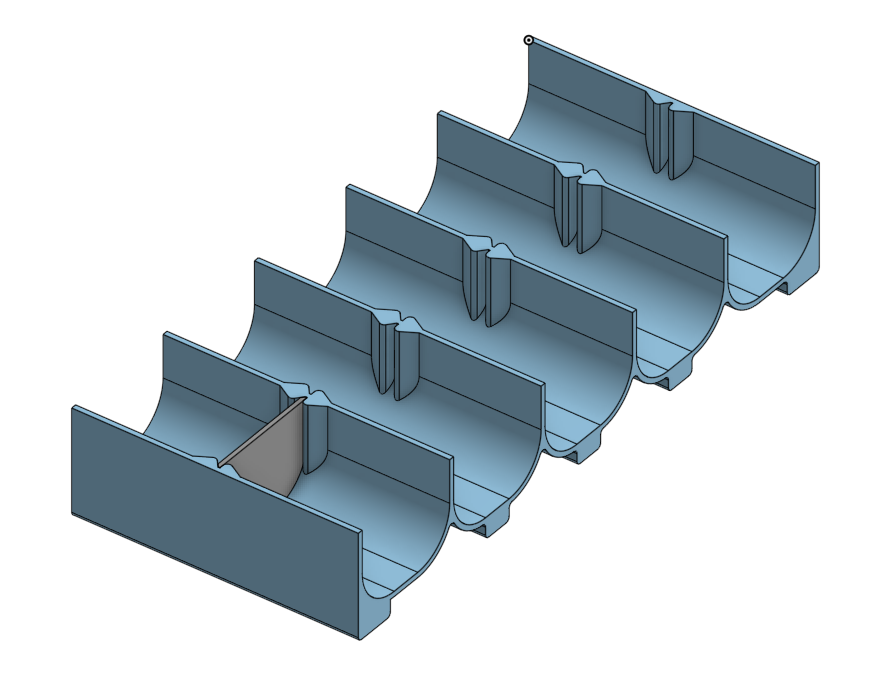 Vase-mode Inserts for parts storage drawers