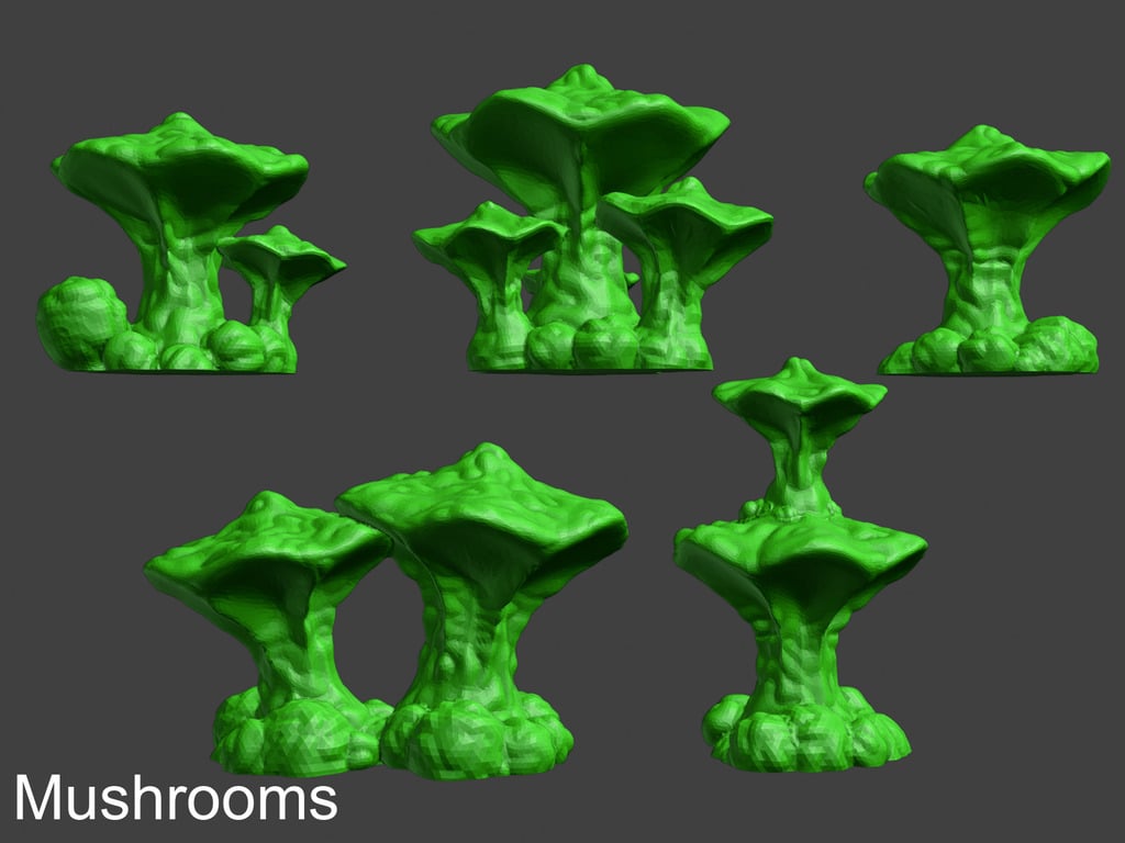 100 Fantasy Plants for Tabletop Base & Terrain #61