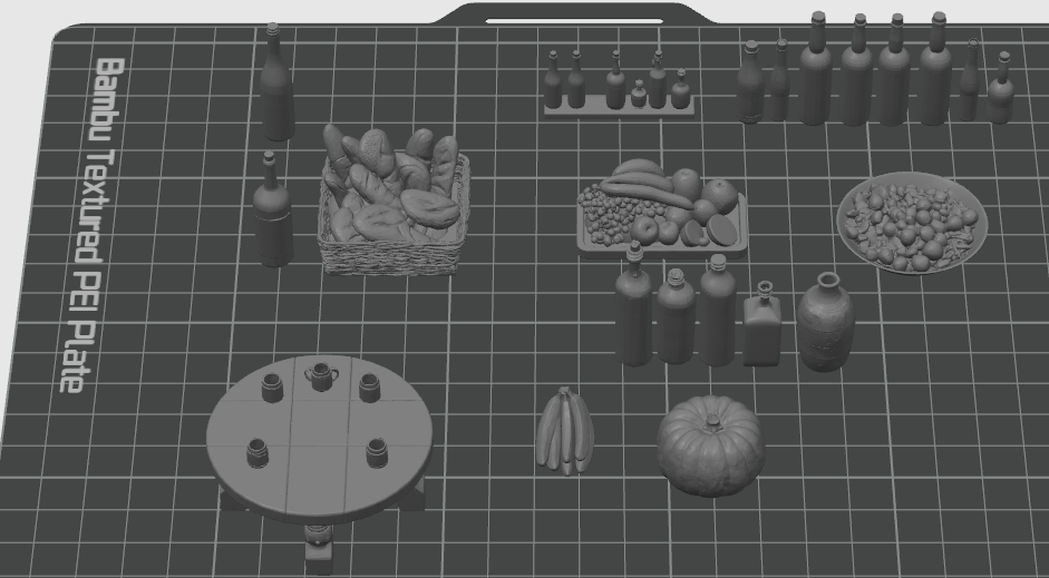 Terrain set Accessories 2 (food and drinks)