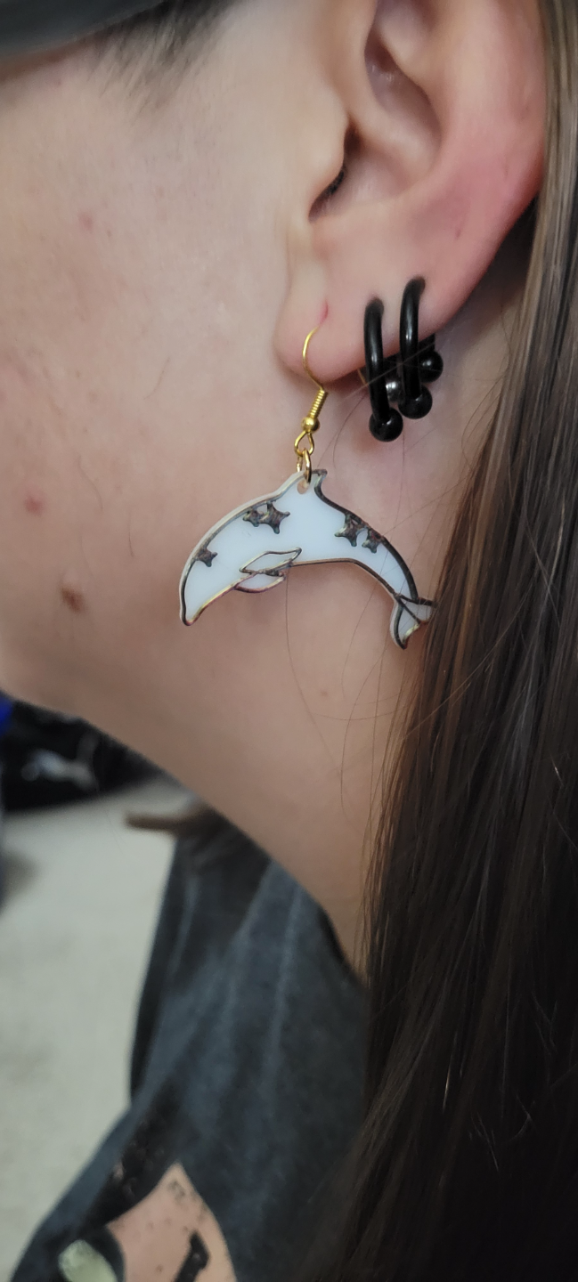 Dolphin Earrings - Two Designs