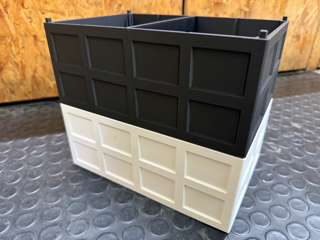 große stapelbare Box, Stapelkiste, Aufbewahrung