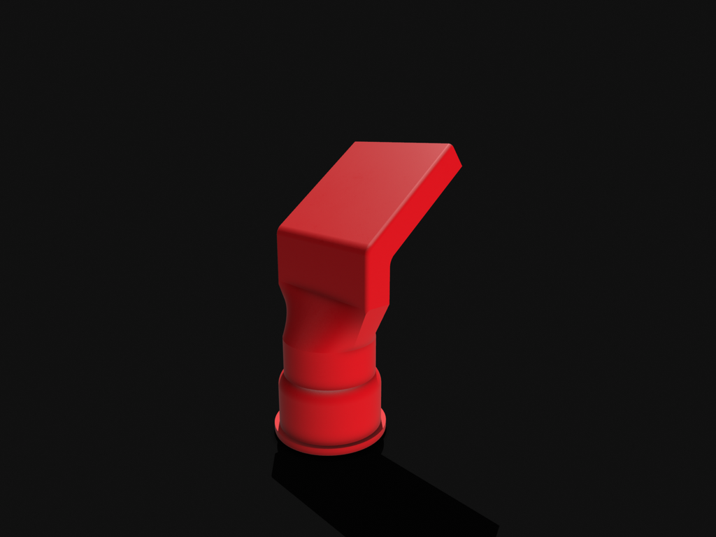 Shop vac angled adapter for rigid brand